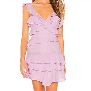 Bardot Babylon dress in lilac